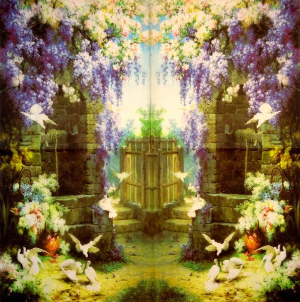 198 Garden - 3-ply - Thomas Kinkade